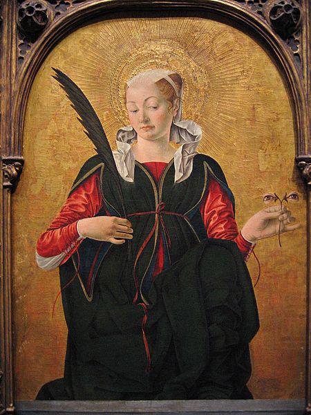 Saint Lucy, Francesco del Cossa